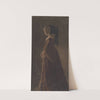 Portrait of a lady with a veil by Jozef Hanula