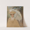 Portrait of a lady with an umbrella, sketch (1905 - 1906) by Jan Ciągliński