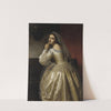 Portrait of a Lady with Beautiful Veil by European School