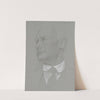 Portrait of a male head by Carl Anton Reichel