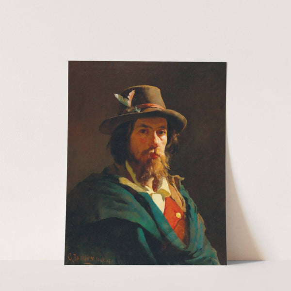 Portrait of a man by Giuseppe Barison