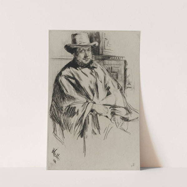 Portrait of a man (1860) by James Abbott McNeill Whistler