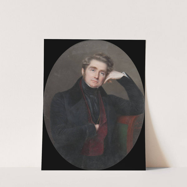 Portrait of a man by Pauline Augustin