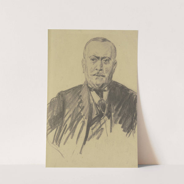 Portrait of a man by Max Liebermann