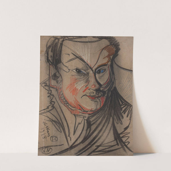 Portrait of a man (1918) by Stanisław Ignacy Witkiewicz