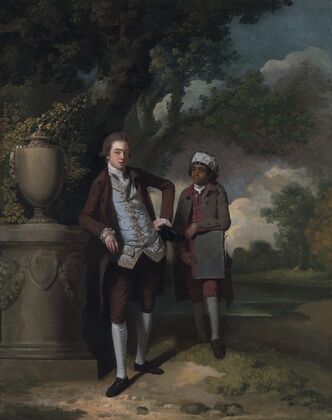 Portrait of a Man and an Attendant carrying a Portfolio — size preview