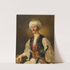 Portrait of a man as an oriental by Johann Grund