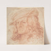 Portrait of a man, bust-length, wearing a hat (ca. 1510–15) by Hans Leonhard Schäufelein