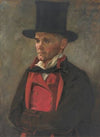 Portrait of a Man from the Black Forest Wearing a Top Hat (1895)