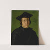 Portrait of a man in a black hat by Pier Francesco Foschi