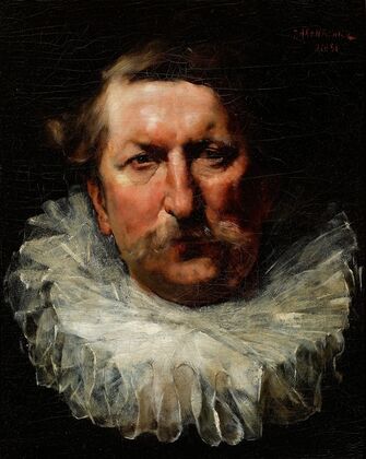 Portrait of a man in a frill (1881)