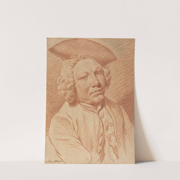 Portrait of a Man in a Tricorn Hat by Georg Friedrich Schmidt