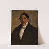 Portrait of a man in a white jabot by Feliks Pęczarski