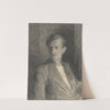 Portrait of a Man in a White Shirt and a Jacket by Eduard Putra