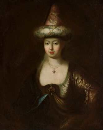 Portrait of a man in an Oriental costume