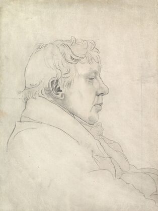 Portrait of a Man in Profile