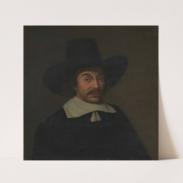 Portrait of a Man, possibly Jan de Hooghe (1608-1682) (1658) by Paulus Hennekyn