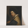Portrait of a man wearing a ruff by Bernardo Strozzi
