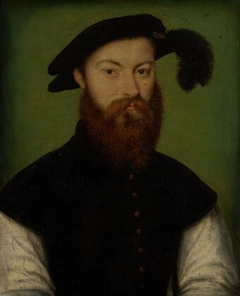 Portrait of a Man with a Black-Plumed Hat