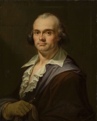 Portrait of a man with a glove — size preview