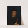 Portrait of a Man with a Pink by Michel Sittow