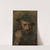 Portrait of a Man with Green Hat by Wilhelm Leibl