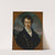 Portrait of a Man with Mountain Landscape in the Background by Teodor Boemm