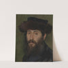 Portrait of a man with streimel by Isidor Kaufmann