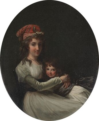 Portrait of a Mother and Daughter