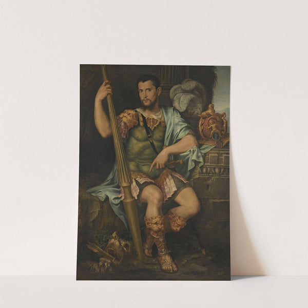 Portrait Of A Nobleman, Presumed To Be Jean De Dinteville, As St George by Francesco Primaticcio