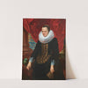 Portrait Of A Noblewoman With A Parrot by Anthony van Dyck