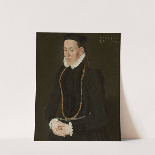 Portrait of a patrician woman (1590) by Nicolas Neufchâtel