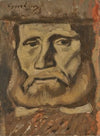 Portrait of a peasant, Head study for the standing peasant in the painting Generationen (The family)
