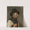 Portrait of a peasant in a hat (1861) by Franz von Lenbach