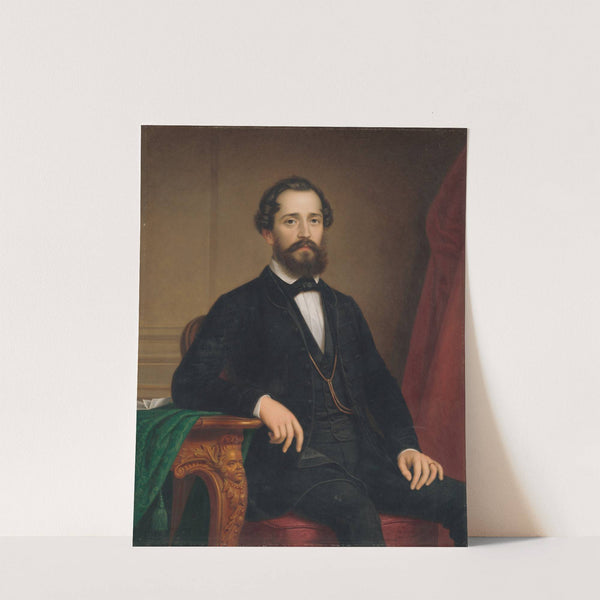 Portrait of A. Príhradný by Miklós Barabás