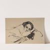 Portrait of a Reclining Woman, Depicted en Face (1900-1906) by Julian Falat