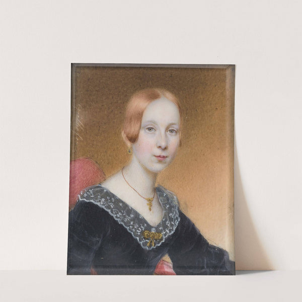 Portrait of a red-haired lady by Matthias Grilhofer