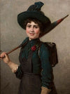 Portrait of a schoolgirl