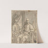 Portrait of a Seated Ecclesiastic and a Standing Boy by Bernardo Castello
