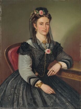 Portrait of a Seated Lady (Mrs. Ilona Kubínyiová-Zmeškalová)