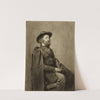 Portrait of a seated man by William Harry Warren Bicknell