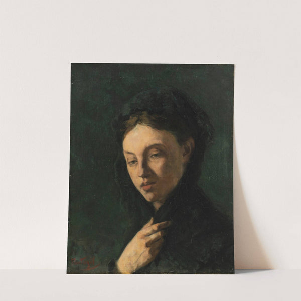 Portrait of a Spanish woman by Pericles Pantazis
