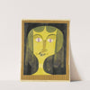 Portrait Of A Violet-Eyed Woman by Paul Klee