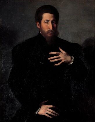 Portrait of a virile man