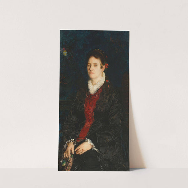 Portrait of a woman (1880) by Leon Wyczółkowski