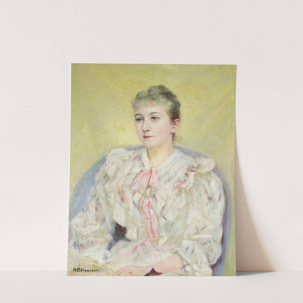 Portrait of a woman by Władysław Podkowiński