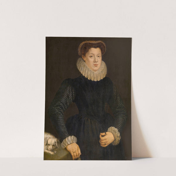 Portrait of a Woman by Adriaen Thomasz. Key