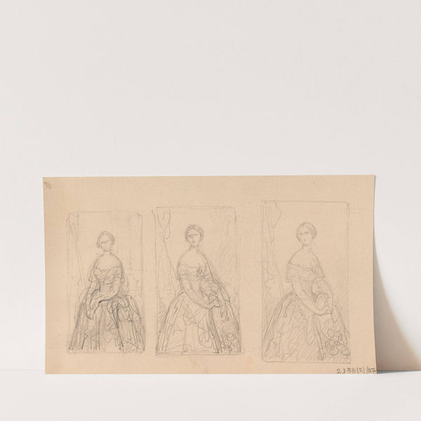 Portrait of a Woman by Nicaise De Keyser