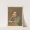 Portrait of a woman by Heinrich M. Krabbé