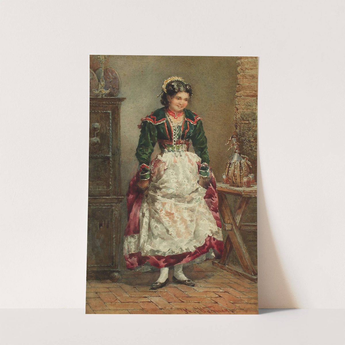 Portrait Of A Woman by Reinhold Werner